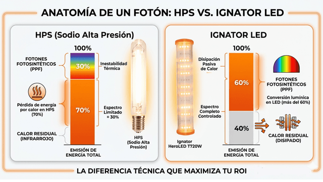 Del Sodio al LED: ¿Estás cultivando o quemando dinero?