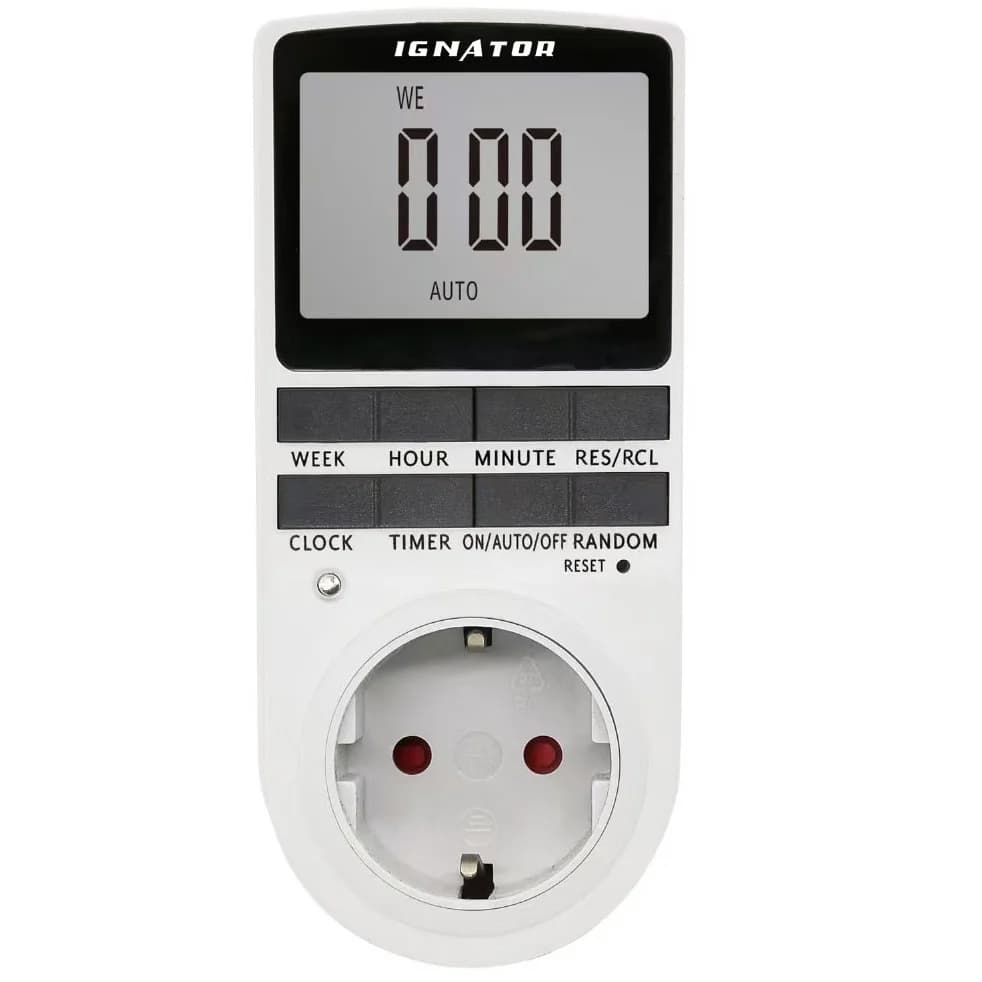 Temporizador Digital 16A Ignator L+N